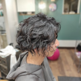 メンズパーマヘア